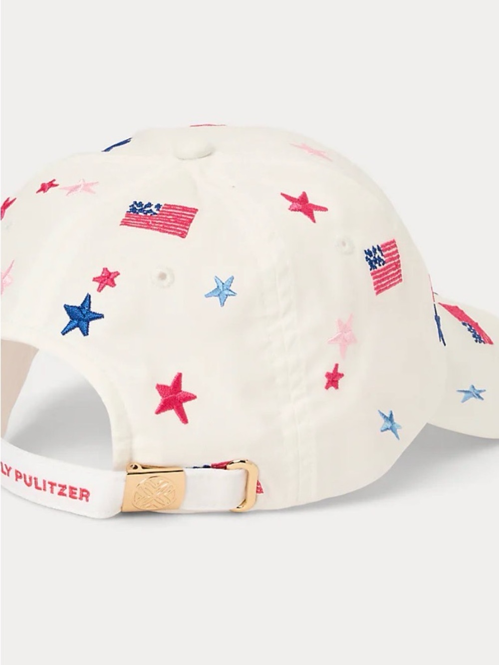 🎉NWT Lilly Pulitzer Embroidered 250th Celebration Baseball Hat. JUST RELEASED 🧢 - Picture 4 of 12